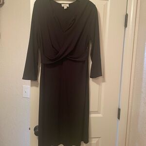Ann Taylor Loft Perfect Black Dress Size 14
